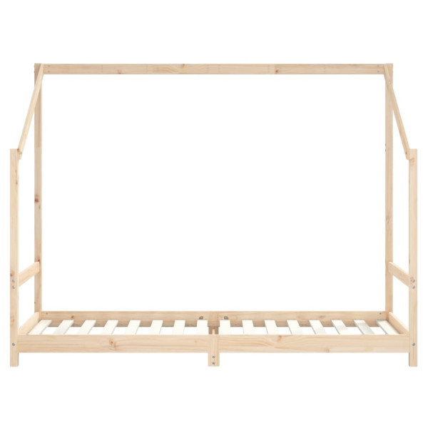 Estructura de cama para niños madera maciza de pino 80x200 cm M 4