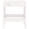 Taburetes de jardín 2 uds madera maciza pino blanco 40x36x45 cm 4