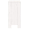 Bancos de bar 2 pcs 40x36x75 cm madeira de pinho maciça branco 5