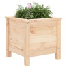 Jardinera madera maciza de pino 40x40x39 cm 3
