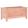 Jardinera madera maciza de abeto Douglas 82.5x40x39 cm 2