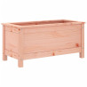 Jardinera madera maciza de abeto Douglas 82.5x40x39 cm 4