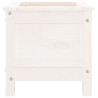 Jardinera madera maciza de pino blanco 40x40x39 cm 5