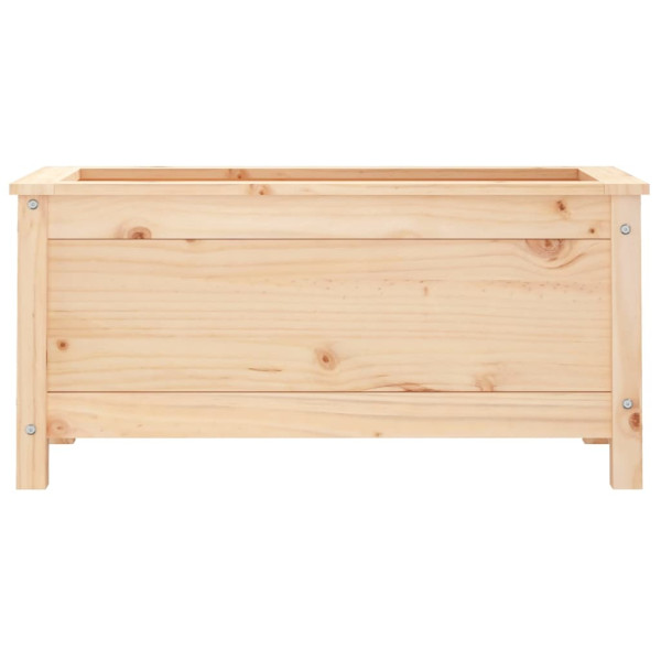 Jardinera madera maciza de pino 82.5x40x39 cm M 5