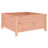 Jardinera madera maciza de abeto Douglas 82.5x82.5x39 cm 2