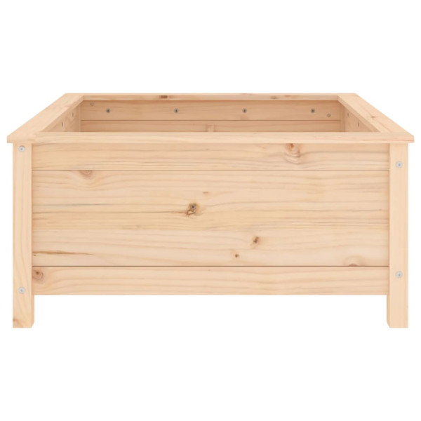 Jardinera madera maciza de pino 82.5x82.5x39 cm M 4