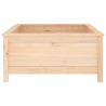 Jardinera madera maciza de pino 82.5x82.5x39 cm 5