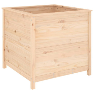 Jardinera madera maciza de pino 82.5x82.5x78 cm H