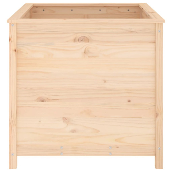 Jardinera madera maciza de pino 82.5x82.5x78 cm M 5