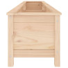 Arriate elevado de jardín madera maciza de pino 199.5x40x39 cm 4