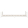 Estructura de cama para niños madera de pino blanco 90x200 cm 5