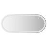 Espelho de banheiro LED oval 90x40 cm 2