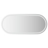 Espelho de banheiro LED oval 100x45 cm 2