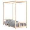 Estrutura de cama infantil 90x200 cm pinho maciço 2