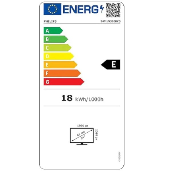 Monitor de jogos PHILIPS 23.8" FHD 24M1N3200ZS Preto M 6