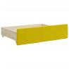 Cajones de cama 2 uds madera ingeniería y terciopelo amarillo 3