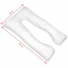 Almofada de gravidez 90x145 cm branco 4