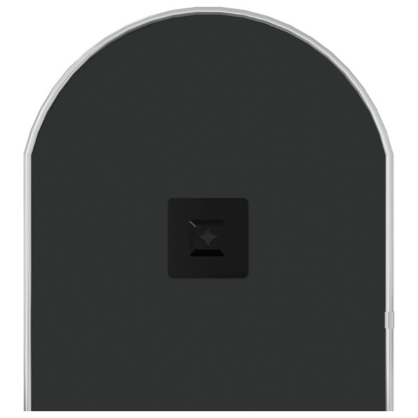 Espelho de parede oval prateado 70x30 cm M 5