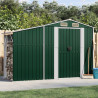 Abrigo de jardim 277x93x179 cm aço galvanizado verde 1
