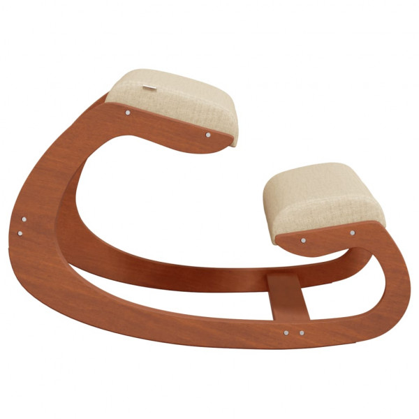 Taburete rodillas madera contrachapada abedul crema 55x84x55 cm M 4