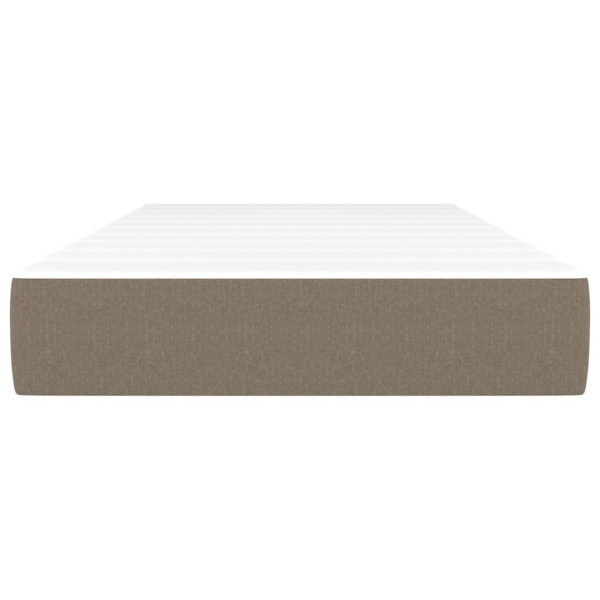 Colchão de molas ensacadas 80x200x20cm tecido cinza-acastanhado M 3