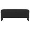 Banco 100x35x41 cm couro artificial preto 3