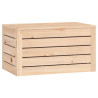 Caja de almacenaje madera maciza de pino 59.5x36.5x33 cm 5