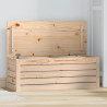 Caja de almacenaje madera maciza de pino 89x36.5x33 cm 1