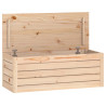 Caja de almacenaje madera maciza de pino 89x36.5x33 cm 2