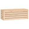 Caja de almacenaje madera maciza de pino 89x36.5x33 cm 5