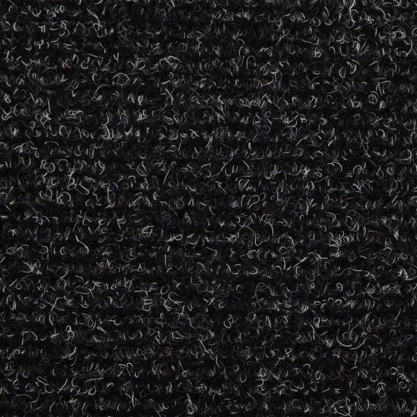 Tapetes de escada autoadesivos 15 peças 65x21x4 cm cinza escuro semicircular grande M 3