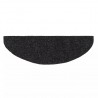 Alfombrilla escaleras 15ud tela punzonada 65x21x4cm gris oscuro 5