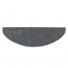 Alfombrilla escaleras 15ud tela punzonada 65x21x4cm gris claro 5