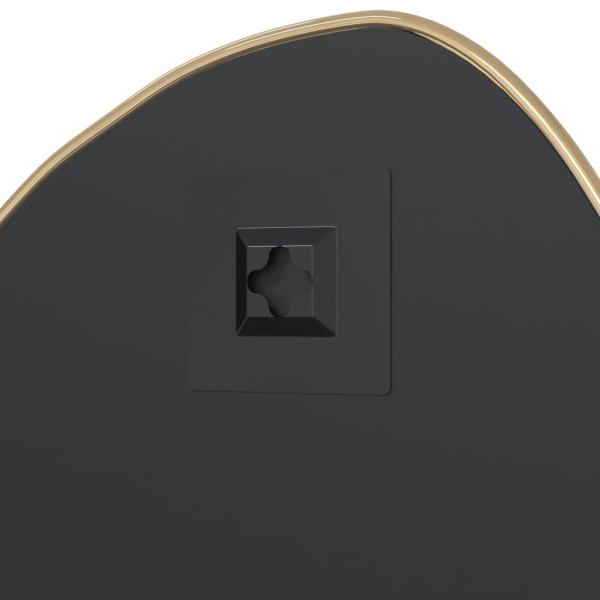 Espejo de pared dorado 60x50 cm M 5