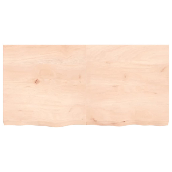 Tablero de mesa madera maciza de roble sin tratar 120x60x6 cm M 3