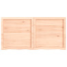 Tablero de mesa madera maciza de roble sin tratar 120x60x6 cm 4