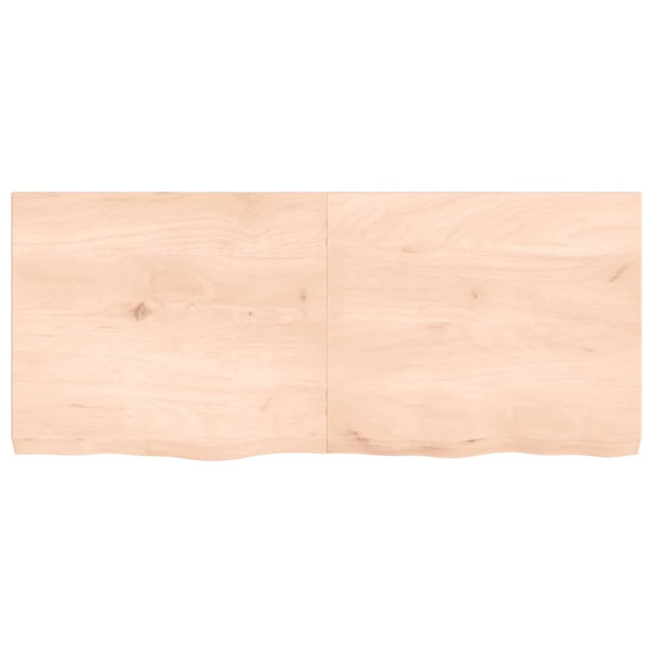 Tablero de mesa madera maciza de roble sin tratar 140x60x6 cm M 3