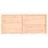 Tablero de mesa madera maciza de roble sin tratar 140x60x6 cm 4