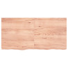 Tablero de mesa madera roble tratada marrón claro 120x60x6 cm 3