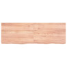 Tablero de mesa madera roble tratada marrón claro 120x40x6 cm 3