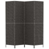 Biombo de 4 paneles jacinto de agua negro 163x180 cm 3