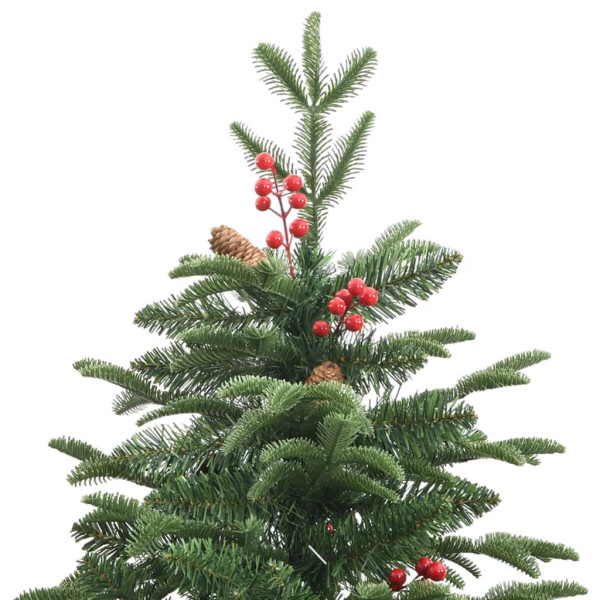 Árbol de Navidad artificial con piñas y bayas 240 cm M 4