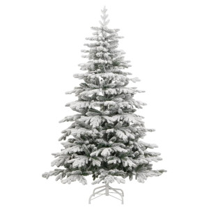 Árvore de Natal artificial articulada c/ flocos de neve 180 cm H