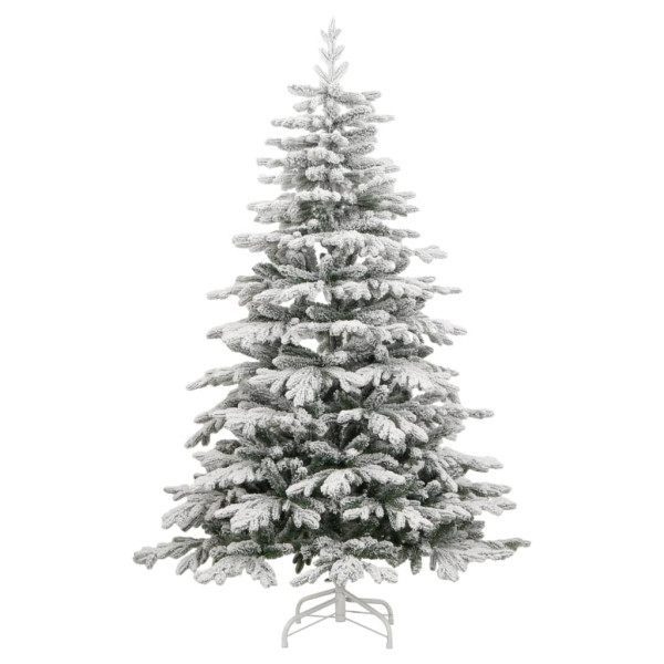 Árvore de Natal artificial articulada c/ flocos de neve 180 cm M 2