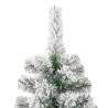 Árvore de Natal artificial articulada c/ flocos de neve 210 cm 4
