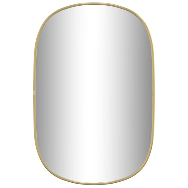 Espejo de pared dorado 60x40 cm M 2