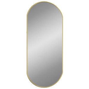 Espelho de parede 70x30 cm oval dourado H