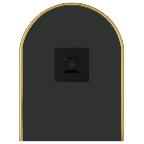 Espejo de pared ovalado dorado 60x25 cm M 5