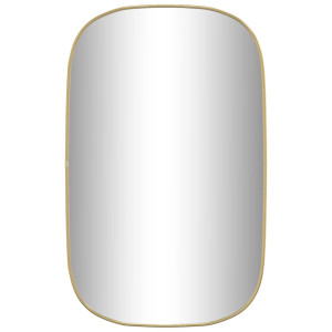 Espelho de parede 80x50 cm dourado H