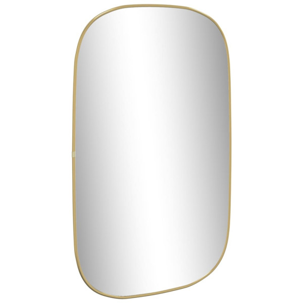 Espejo de pared dorado 80x50 cm M 3